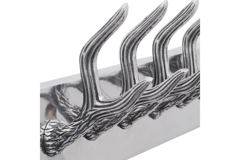 Kroklist 2 st silver aluminium - Silver - Förvaring - Sko- & klädförvaring - Klädhängare - Klädkrok
