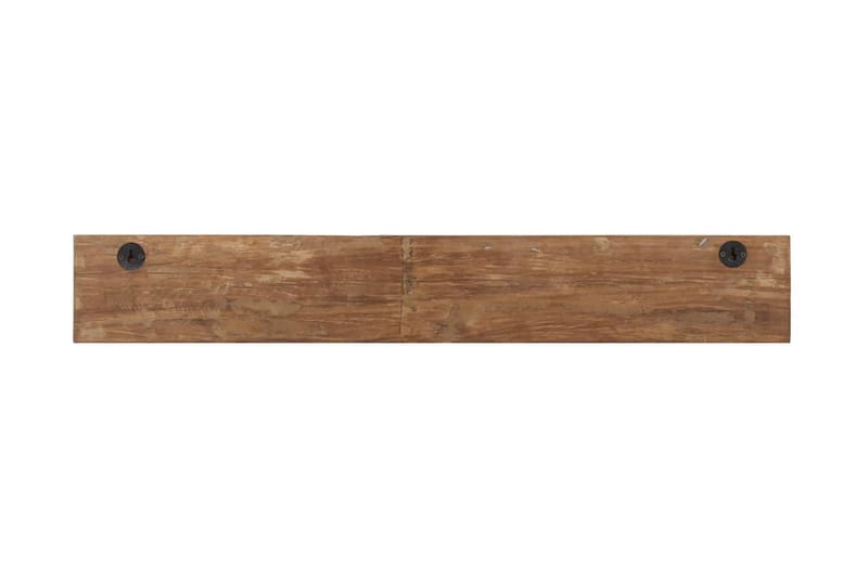 Kroklist med 5 krokar 100x2,5x15 cm massivt återvunnet trä - Brun - Förvaring - Sko- & klädförvaring - Klädhängare - Klädkrok