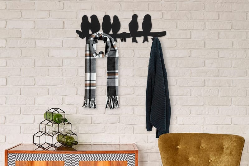 Manivka Klädkrokar - Svart - Förvaring - Sko- & klädförvaring - Klädhängare - Klädkrok