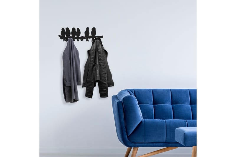 Manivka Klädkrokar - Svart - Förvaring - Sko- & klädförvaring - Klädhängare - Klädkrok