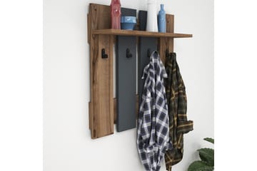 Puqa Design Klädhängare - Valnöt/Mörkgrå - Förvaring - Sko- & klädförvaring - Klädhängare - Klädkrok