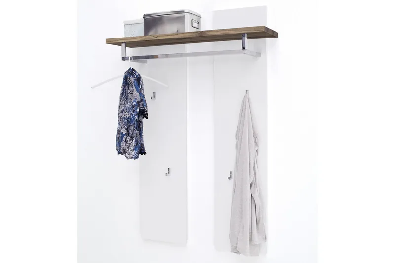 Romina Klädhängare - Trä/natur/Vit - Förvaring - Sko- & klädförvaring - Klädhängare - Klädkrok