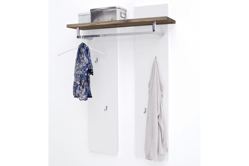 Romina Klädhängare - Trä/natur/Vit - Förvaring - Sko- & klädförvaring - Klädhängare - Klädkrok