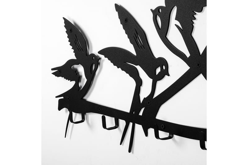 Salcuta Klädkrokar 52x32 cm - Svart - Förvaring - Sko- & klädförvaring - Klädhängare - Klädkrok