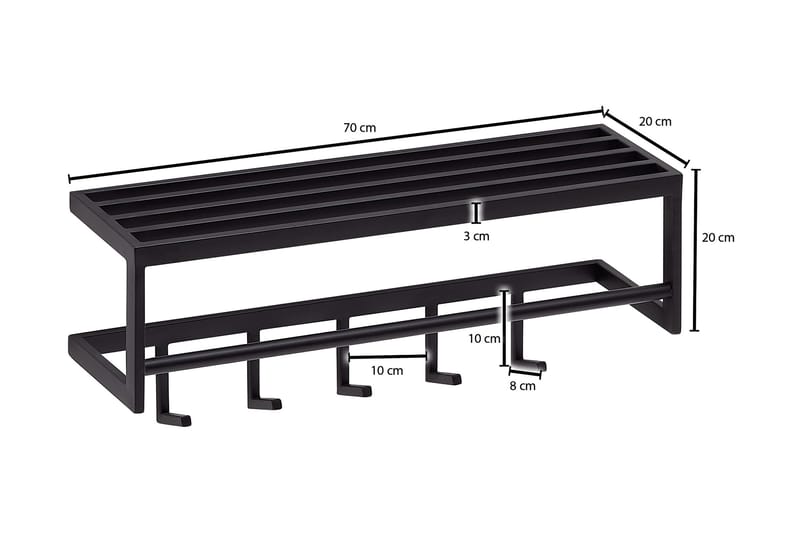 Seddik Klädkrok 70 cm - Inredning & dekor - Dekor & inredningsdetaljer - Dekorbeslag