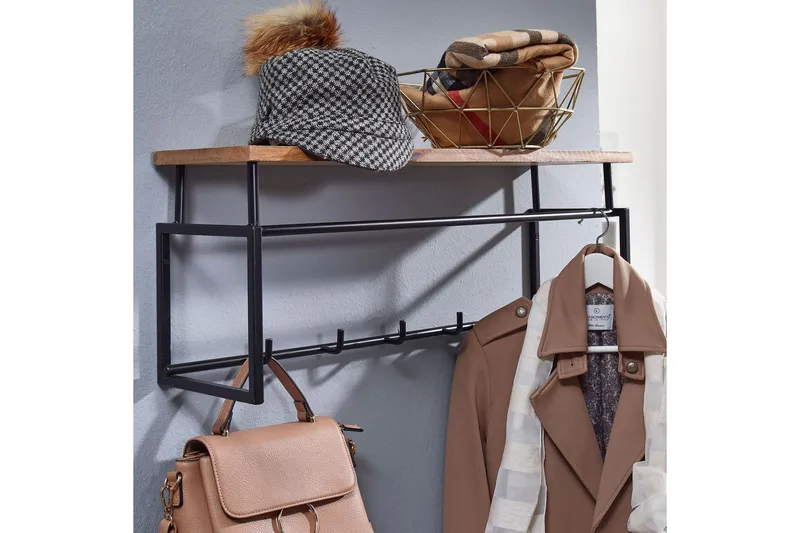 Seddik Klädkrok 71 cm - Brun - Förvaring - Sko- & klädförvaring - Klädhängare - Klädkrok