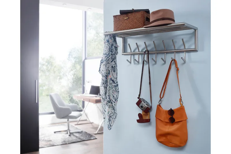 Seddik Klädkrok 75 cm - Silver - Förvaring - Sko- & klädförvaring - Klädhängare - Klädkrok