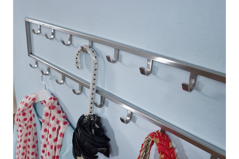 Seddik Klädkrok 80 cm - Silver - Förvaring - Sko- & klädförvaring - Klädhängare - Klädkrok