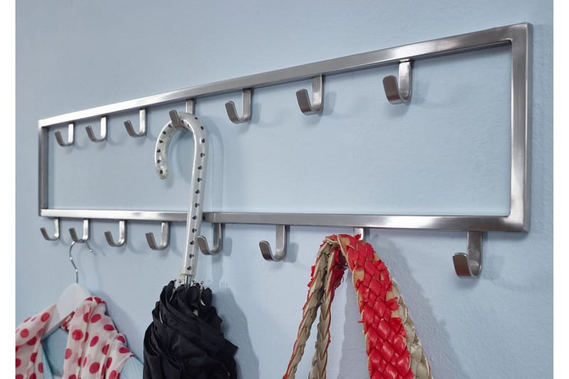 Seddik Klädkrok 80 cm - Silver - Förvaring - Sko- & klädförvaring - Klädhängare - Klädkrok