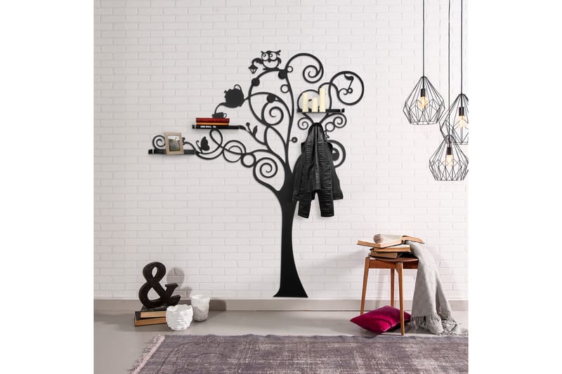 TREE Klädkrok Svart - Förvaring - Sko- & klädförvaring - Klädhängare - Klädkrok