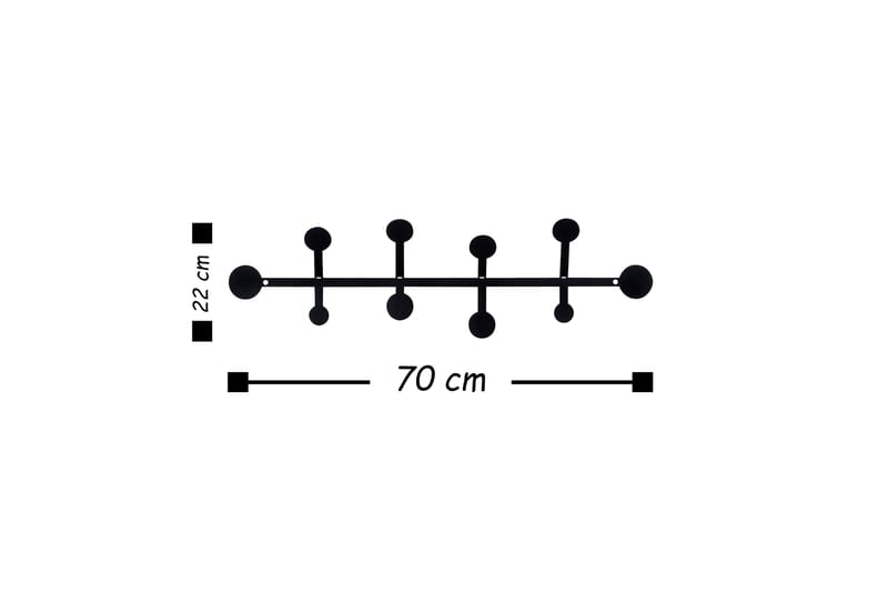 Väggdekoration Hängare - Förvaring - Sko- & klädförvaring - Klädhängare - Klädkrok