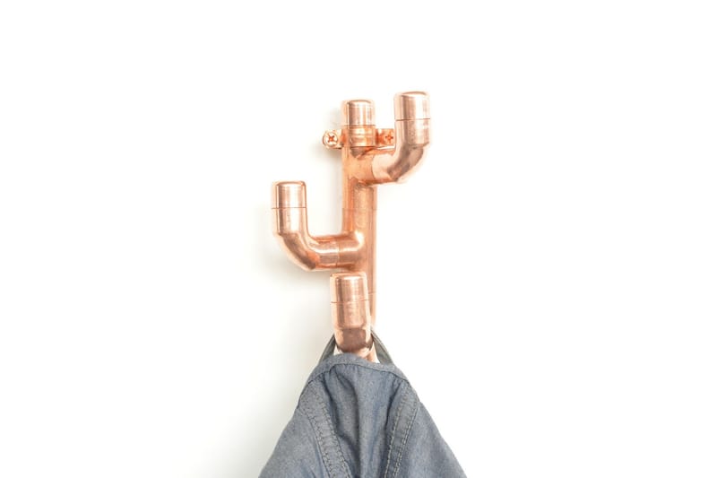 VÄGGKROK 3 Krokar Roséguld - Förvaring - Sko- & klädförvaring - Klädhängare - Klädkrok