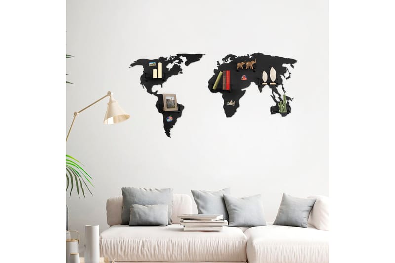 WORLD MAP Klädkrok Svart - Förvaring - Sko- & klädförvaring - Klädhängare - Klädkrok