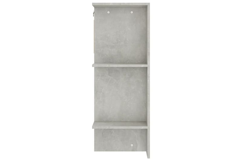 beBasic Hallskåp betonggrå 97,5x37x99 cm konstruerat trä - Förvaring - Sko- & klädförvaring - Klädhängare - Klädställning