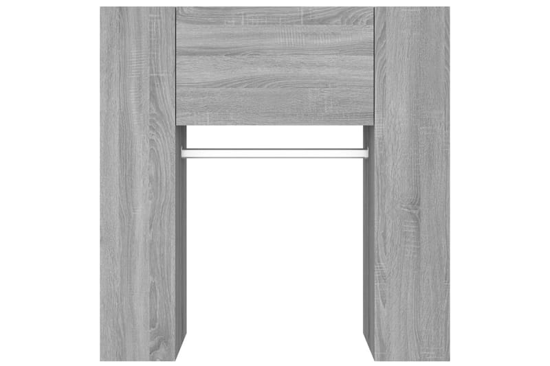 beBasic Hallskåp grå sonoma 97,5x37x99 cm konstruerat trä - Förvaring - Sko- & klädförvaring - Klädhängare - Klädställning