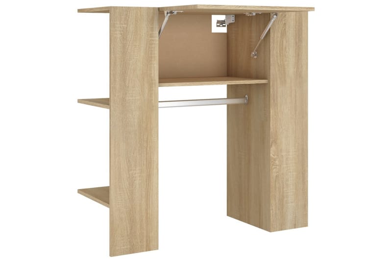 beBasic Hallskåp sonoma-ek 97,5x37x99 cm konstruerat trä - Förvaring - Sko- & klädförvaring - Klädhängare - Klädställning