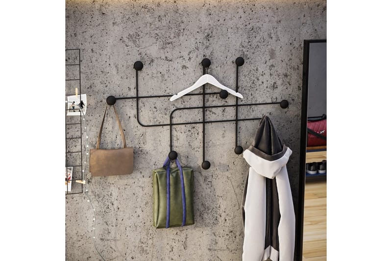 Metall Väggkrok Australia Svart - Svart - Förvaring - Sko- & klädförvaring - Klädhängare - Klädkrok