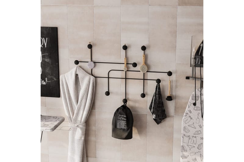 Metall Väggkrok Australia Svart - Svart - Förvaring - Sko- & klädförvaring - Klädhängare - Klädkrok