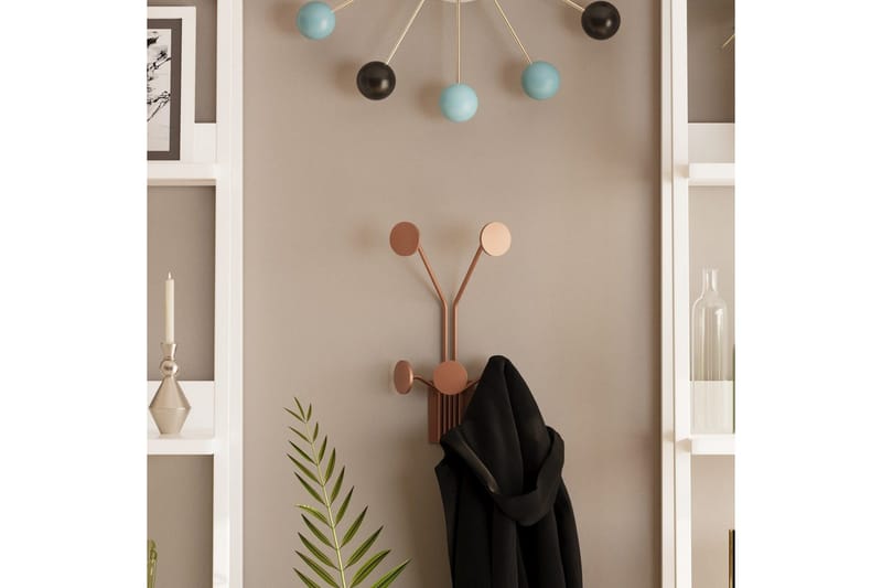 Metall Väggkrok Clarra Koppar - Koppar - Förvaring - Sko- & klädförvaring - Klädhängare - Klädkrok