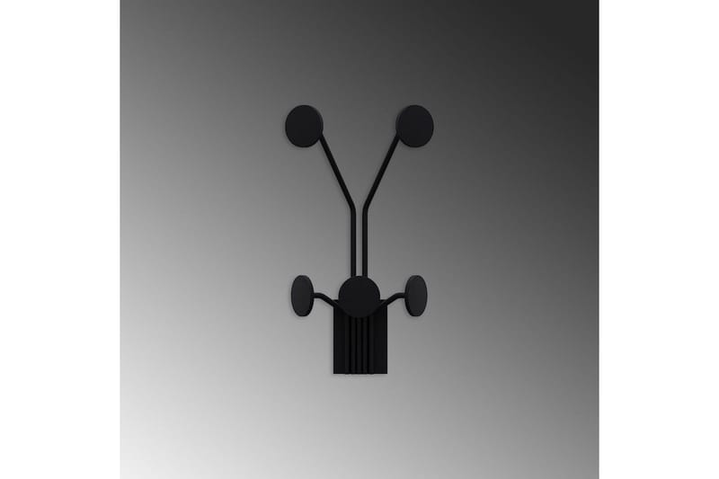 Metall Väggkrok Clarra Svart - Svart - Förvaring - Sko- & klädförvaring - Klädhängare - Klädkrok