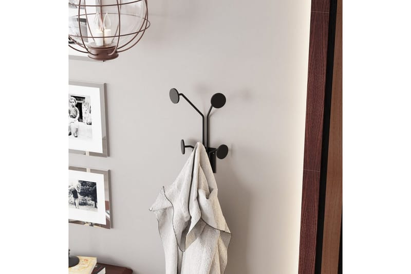 Metall Väggkrok Clarra Svart - Svart - Förvaring - Sko- & klädförvaring - Klädhängare - Klädkrok