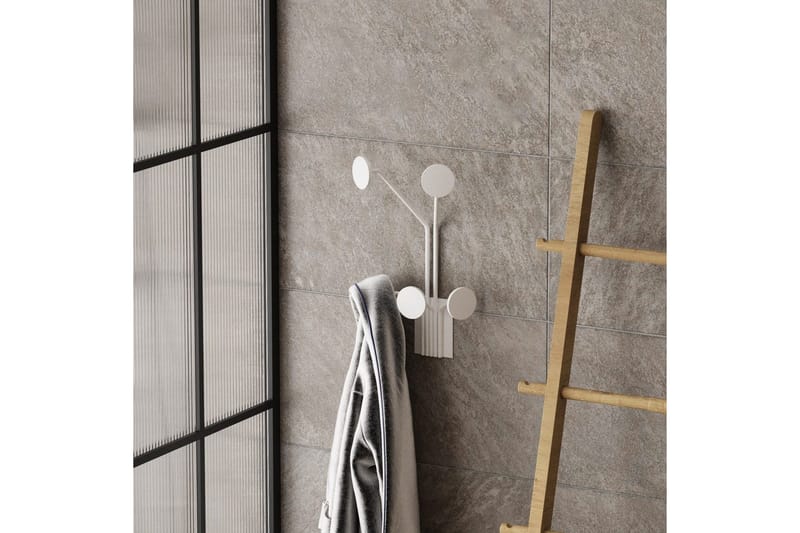 Metall Väggkrok Clarra Vit - Vit - Förvaring - Sko- & klädförvaring - Klädhängare - Klädkrok