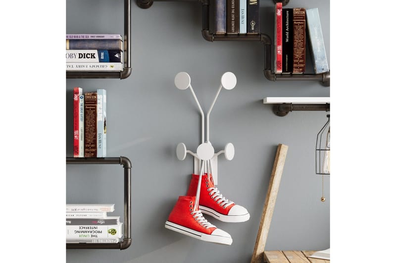 Metall Väggkrok Clarra Vit - Vit - Förvaring - Sko- & klädförvaring - Klädhängare - Klädkrok