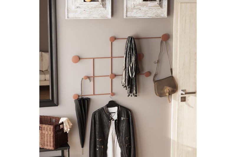 Metall Väggkrok Colna Koppar - Koppar - Förvaring - Sko- & klädförvaring - Klädhängare - Klädkrok