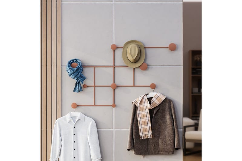 Metall Väggkrok Colna Koppar - Koppar - Förvaring - Sko- & klädförvaring - Klädhängare - Klädkrok