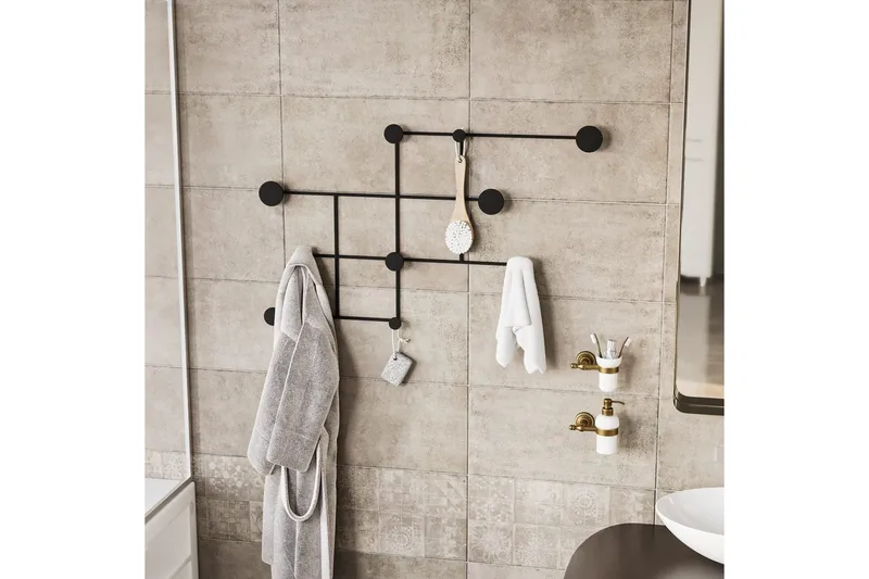 Metall Väggkrok Colna Svart - Svart - Förvaring - Sko- & klädförvaring - Klädhängare - Klädkrok