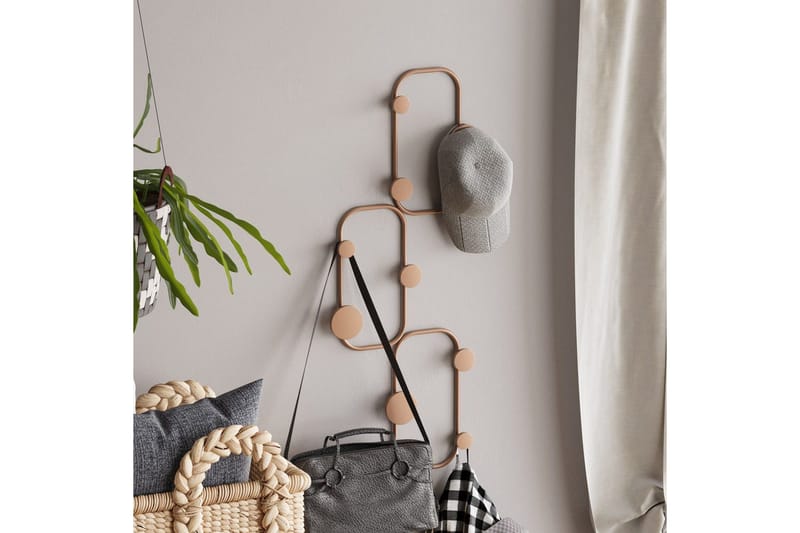 Metall Väggkrok Dravos Koppar - Koppar - Förvaring - Sko- & klädförvaring - Klädhängare - Klädkrok