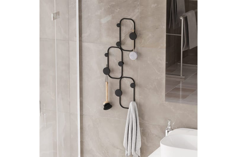 Metall Väggkrok Dravos Svart - Svart - Förvaring - Sko- & klädförvaring - Klädhängare - Klädkrok