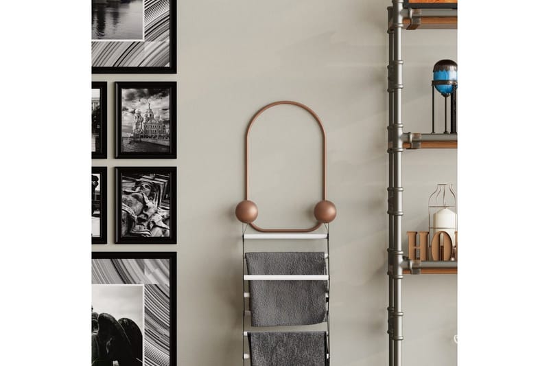 Metall Väggkrok Kelanburg Koppar - Koppar - Förvaring - Sko- & klädförvaring - Klädhängare - Klädkrok