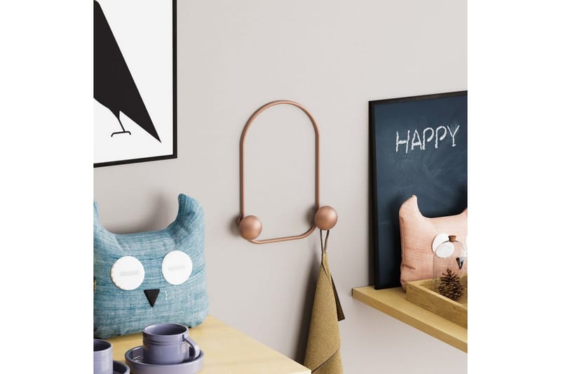 Metall Väggkrok Kelanburg Koppar - Koppar - Förvaring - Sko- & klädförvaring - Klädhängare - Klädkrok