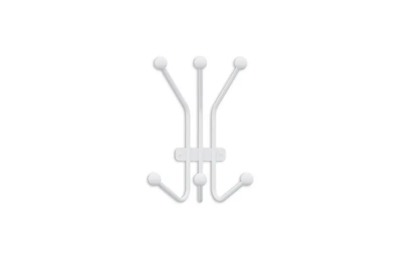 Metall Väggkrok Narwaniran Vit, Vit