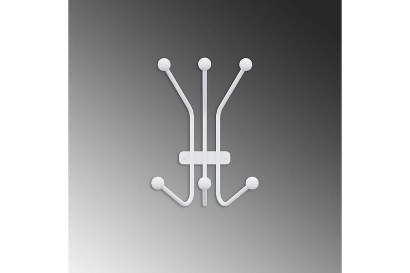 Metall Väggkrok Narwaniran Vit - Vit - Förvaring - Sko- & klädförvaring - Klädhängare - Klädkrok