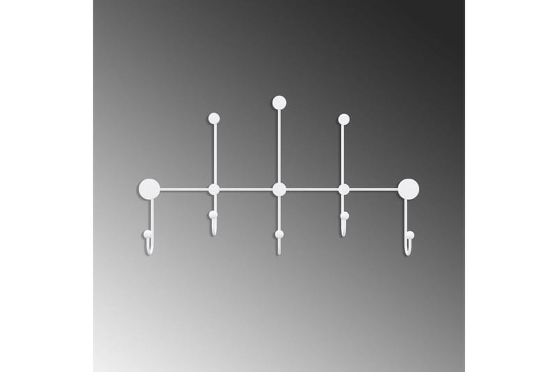 Metall Väggkrok Ranjita Vit - Vit - Förvaring - Sko- & klädförvaring - Klädhängare - Klädkrok