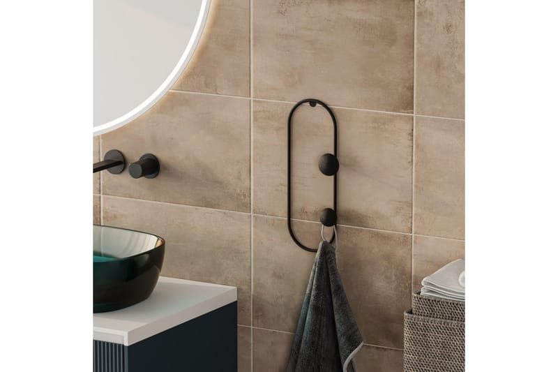 Metall Väggkrok Sota Svart - Svart - Förvaring - Sko- & klädförvaring - Klädhängare - Klädkrok