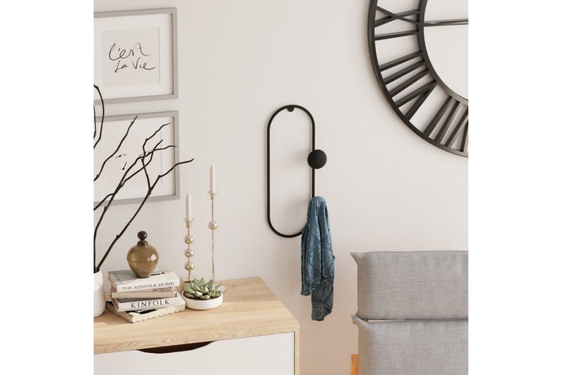 Metall Väggkrok Sota Svart - Svart - Förvaring - Sko- & klädförvaring - Klädhängare - Klädkrok