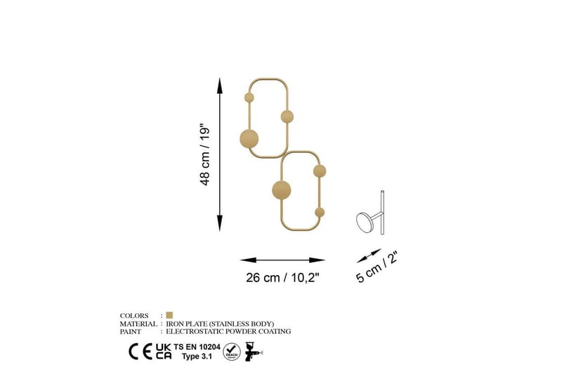 Metall Väggkrok Tivra Rany - Rany - Förvaring - Sko- & klädförvaring - Klädhängare - Klädkrok