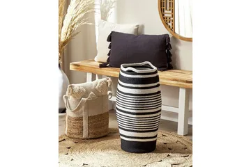 Korg Arrah Vit, Svart - Vit, Svart - Förvaring - Sko- & klädförvaring - Tvättkorgar