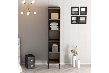 Kumsal Garderob 40x47,5 cm - Valnöt/Antracit - Förvaring - Sko- & klädförvaring - Garderober & garderobssystem