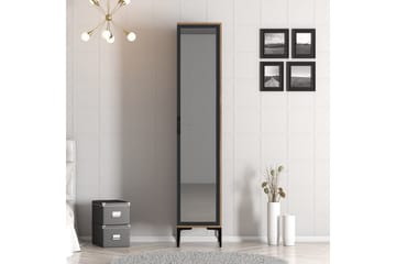 Kumsal Garderob 40x47,5 cm - Valnöt/Antracit - Förvaring - Sko- & klädförvaring - Garderober & garderobssystem