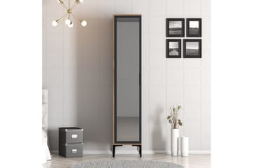 Kumsal Garderob 40x47,5 cm - Valnöt/Antracit - Förvaring - Sko- & klädförvaring - Garderober & garderobssystem