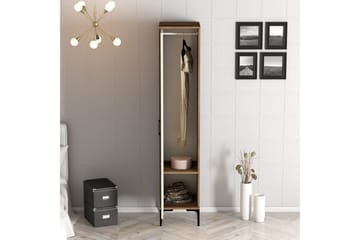 Kumsal Garderob 40x47,5 cm - Valnöt/Cream - Förvaring - Sko- & klädförvaring - Garderober & garderobssystem