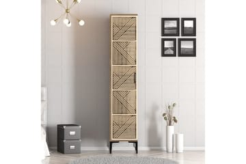 Kumsal Garderob 40x47,5 cm - Valnöt/Cream - Förvaring - Sko- & klädförvaring - Garderober & garderobssystem