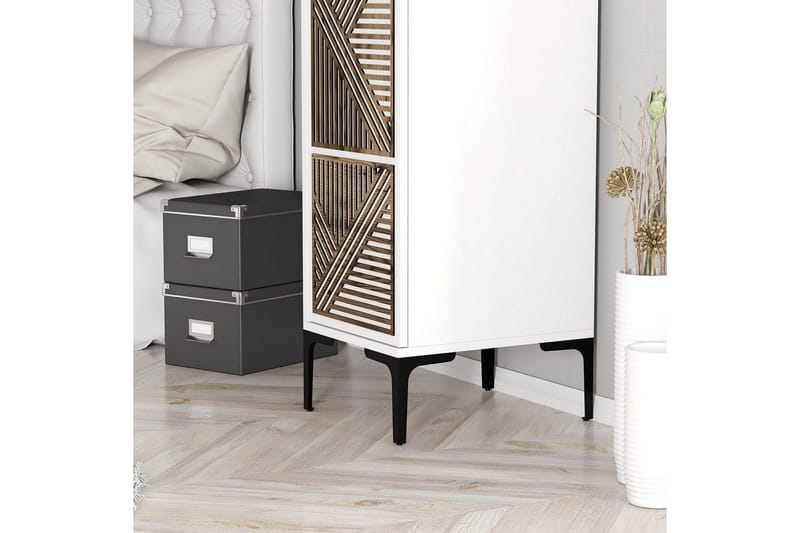 Kumsal Garderob 40x47,5 cm - Vit - Förvaring - Sko- & klädförvaring - Garderober & garderobssystem