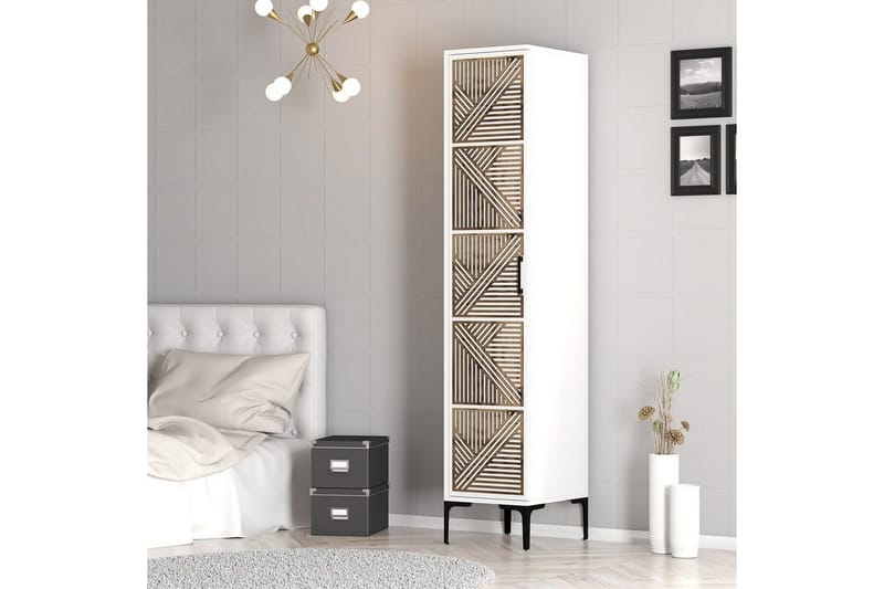 Kumsal Garderob 40x47,5 cm - Vit - Förvaring - Sko- & klädförvaring - Garderober & garderobssystem