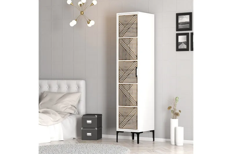 Kumsal Garderob 40x47,5 cm - Vit - Förvaring - Sko- & klädförvaring - Garderober & garderobssystem