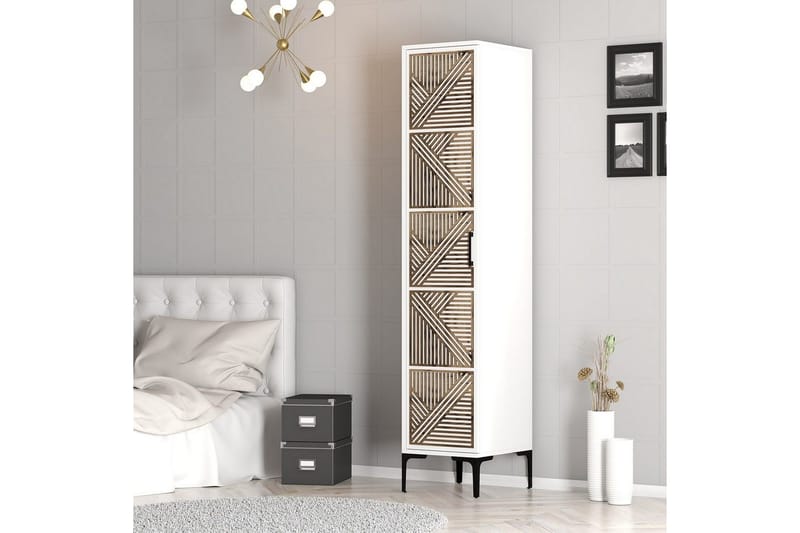 Kumsal Garderob 40x47,5 cm - Vit - Förvaring - Sko- & klädförvaring - Garderober & garderobssystem